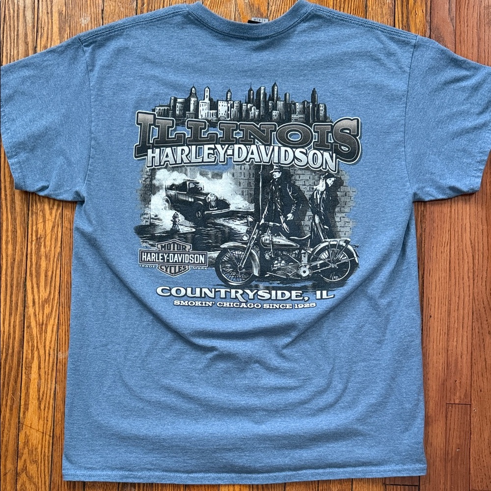 Y2K Harley-Davidson Chicago T-Shirt